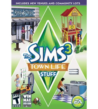 The Sims 3 - Town Life Stuff Expansion Pack Origin / EA app Key EUROPE